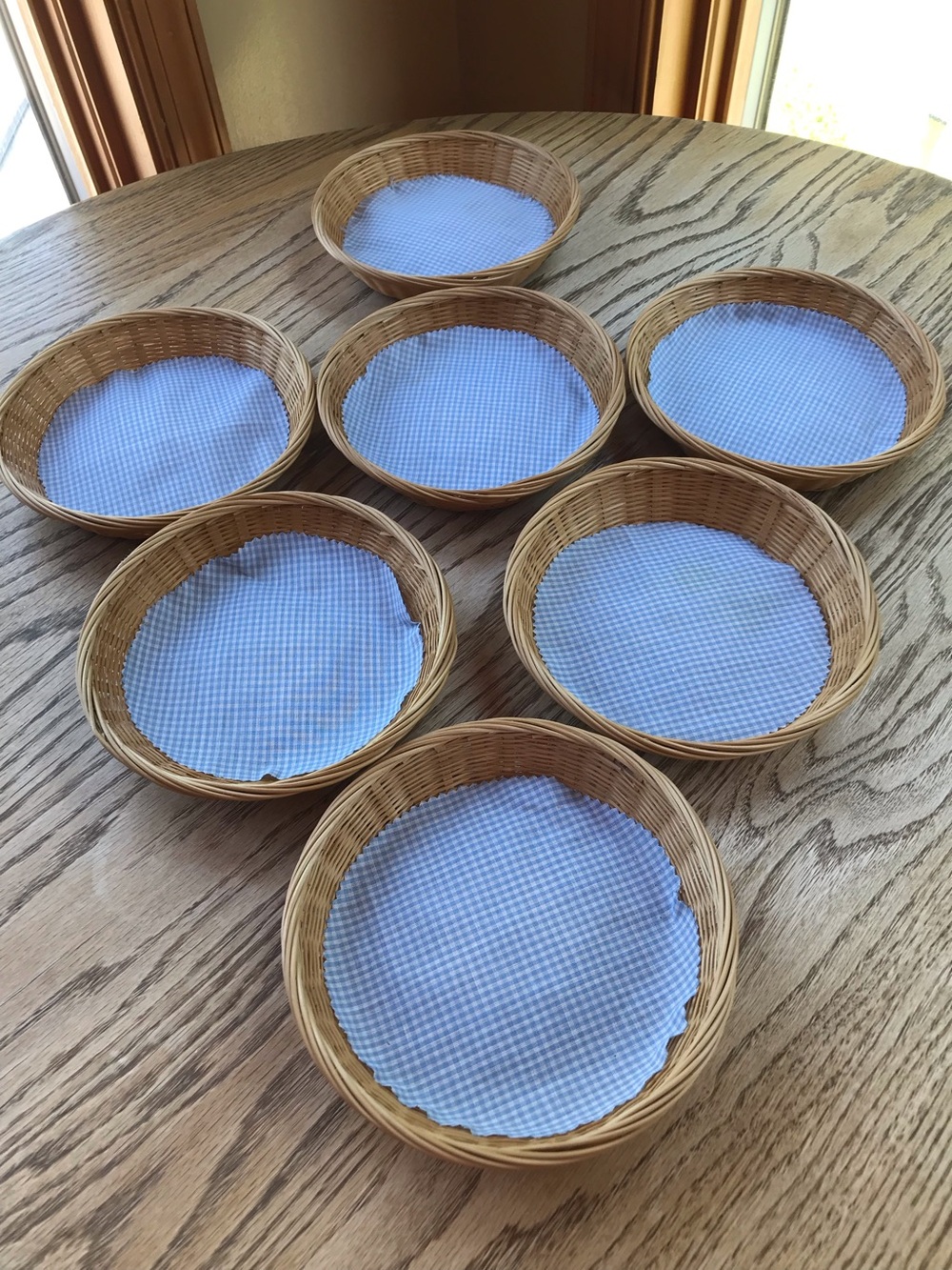 VTG Rattan Basket Set - Picture 3 of 10